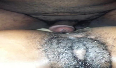 Ebony next door gets her bush eaten out and dicked