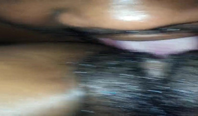 Ebony next door gets her bush eaten out and dicked