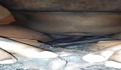 Ebony next door gets her bush eaten out and dicked