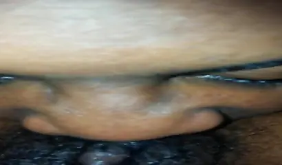 Ebony next door gets her bush eaten out and dicked