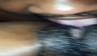 Ebony next door gets her bush eaten out and dicked