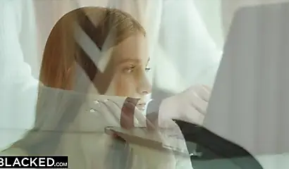 Hot ebony Kira Noir & her girlfriend screw Mandingo's giant black dick