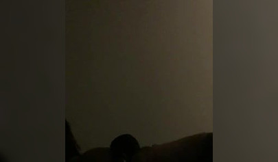 Dirty ebony couple banging on hidden cam