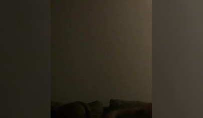 Dirty ebony couple banging on hidden cam