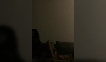 Dirty ebony couple banging on hidden cam