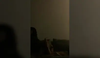 Dirty ebony couple banging on hidden cam