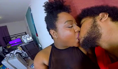 Ebony with a big booty Jade Jordan goes up and down on a BBC