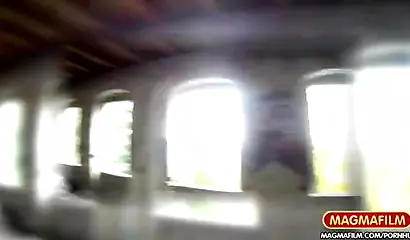 Euro ebony slut gets picked up in public and fucked