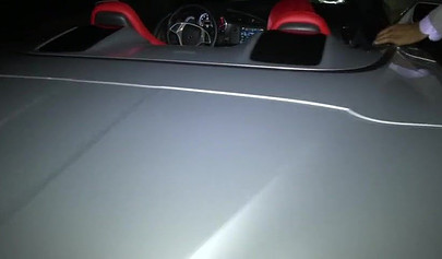 Redheaded ebony stripper humping a giant black dick