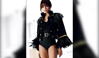 Stunning models pose in their hot outfits (jerk off compilation)