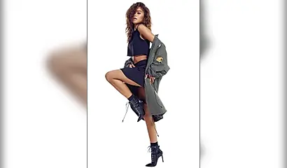 Stunning models pose in their hot outfits (jerk off compilation)