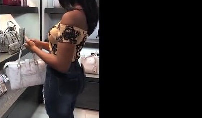 Ebony teen blows off her white sugar daddy