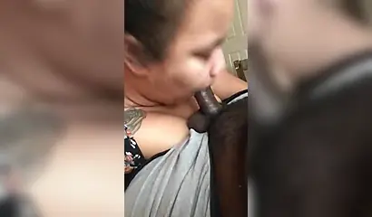 Amateur BBW blowing and riding a BBC