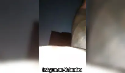 Amateur ebony in cute socks gets boned in the dark