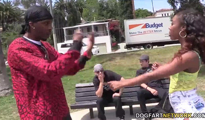 Black nympho Chanell Heart gets double fucked by white dudes