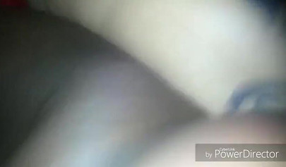 Ebony with tattooed ass cheeks bouncing on a BBC