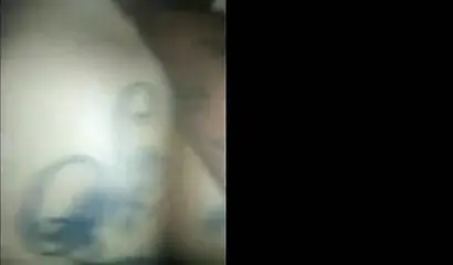 Ebony with tattooed ass cheeks bouncing on a BBC