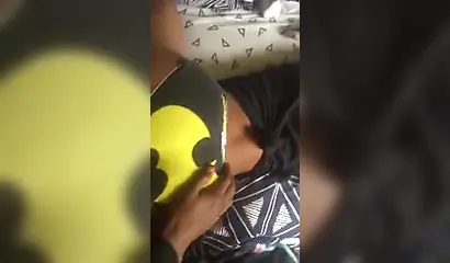 Ebony gets fucked doggystyle in her batman panties