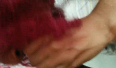 Tattooed ebony gets her snatch fingered and dicked up close