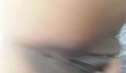 Tattooed ebony gets her snatch fingered and dicked up close