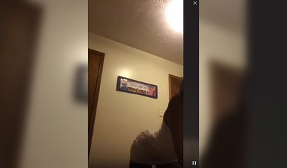 African hottie twerking in her tight white dress