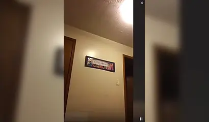 African hottie twerking in her tight white dress