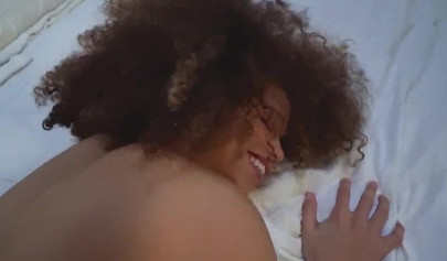 Sweetheart rides her trimmed ebony pussy on a BBC