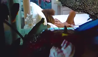 Sweetheart rides her trimmed ebony pussy on a BBC