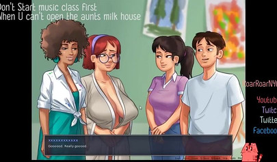 Busty anime hotties show off their sex skills