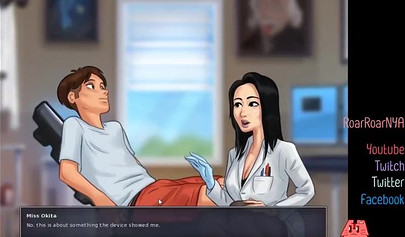 Busty anime hotties show off their sex skills