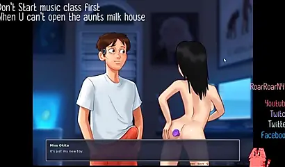 Busty anime hotties show off their sex skills