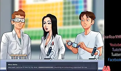 Busty anime hotties show off their sex skills