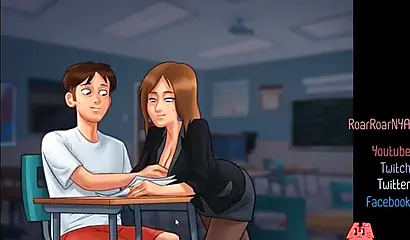 Busty anime hotties show off their sex skills