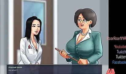 Busty anime hotties show off their sex skills