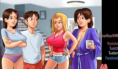 Busty anime hotties show off their sex skills