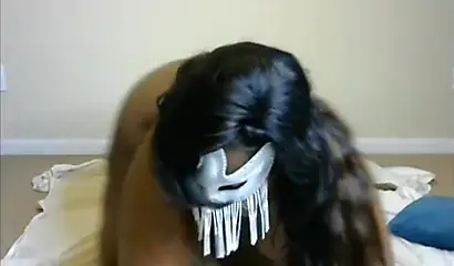 Chubby ebony teasing with her huge ass