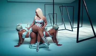 Big assed ebony celebrity Nicki Minaj in a kinky compilation
