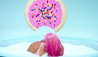 Big assed ebony celebrity Nicki Minaj in a kinky compilation