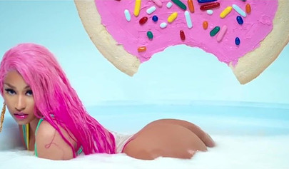 Big assed ebony celebrity Nicki Minaj in a kinky compilation