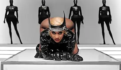 Big assed ebony celebrity Nicki Minaj in a kinky compilation