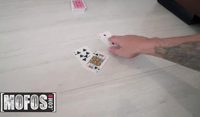 Slender ebony Demi Sutra moans as she gets screwed by a white dude