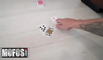 Slender ebony Demi Sutra moans as she gets screwed by a white dude