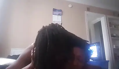 Horny ghetto whore gets choked and roughly pounded