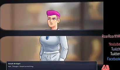 Animated teachers tease with their monster tits