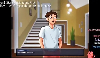 Animated teachers tease with their monster tits