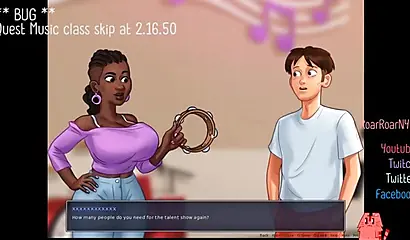 Animated teachers tease with their monster tits