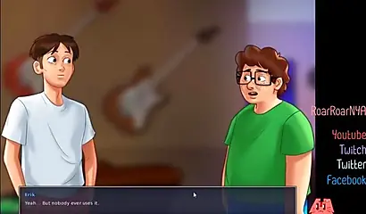Animated teachers tease with their monster tits