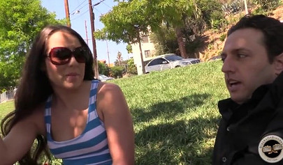 Caucasian gf Lola Fox fucks a black stranger in front of her cuckold