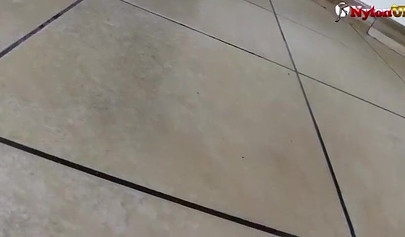 Busty ebony secretary masturbates at work