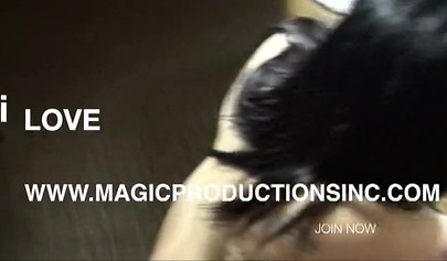 Two bootylicious ebony strippers fuck each other